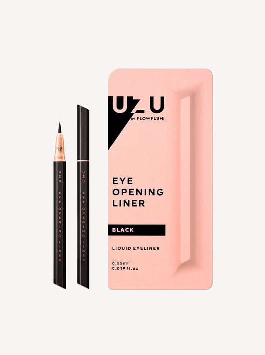 UZU BY FLOWFUSHI Eye Opening Liner Liquid Eyeliner #BLACK